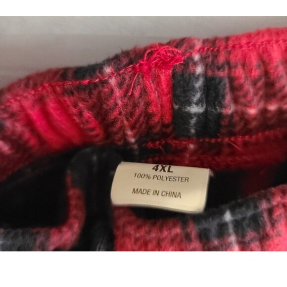 J C Penny Red Plaid Men's Pants 4XL - Picture 5 of 15